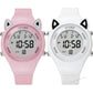 Cute Cat Ear Digital Sport Watch Inspirational Watches