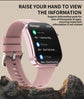 LIGE New 2.2-inch 3D Curved Screen Smart Watch With LED Light Thermometer Health Monitor Smartwatch BT Call Sports Fitness Watch Inspirational Watches