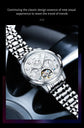 Skeleton Flywheel Automatic Mechanical Original Wristwatch Inspirational Watches