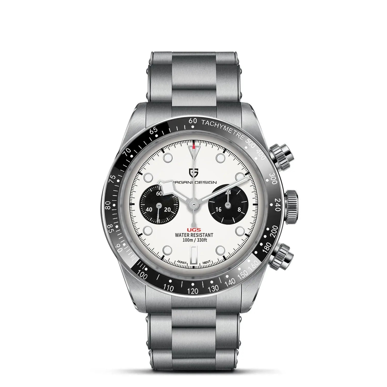 Panda Retro Sport Chronograph Luxury Quartz Watch For Men Sapphire mirror 10Bar Waterproof - Inspirational Watches