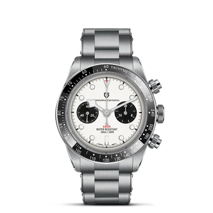 Panda Retro Sport Chronograph Luxury Quartz Watch For Men Sapphire mirror 10Bar Waterproof - Inspirational Watches