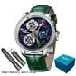 PINDU Design Starry Twelve Constellations Mechanical Watch Sapphire Waterproof Men Mechanical Wristwatches Miyata 8215 Movement Inspirational Watches