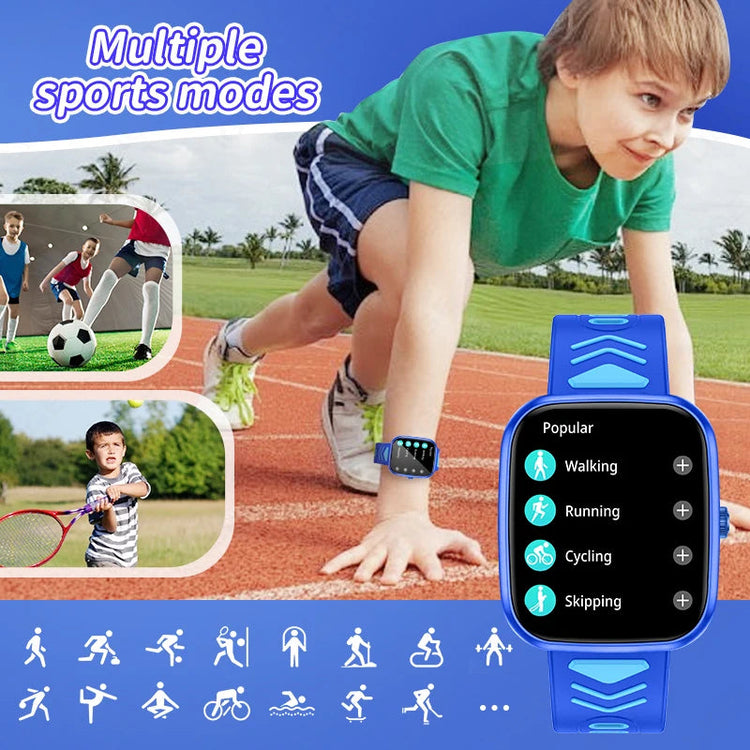 Multifunctional HD Touch Screen Music Games Kids Smartwatch Inspirational Watches
