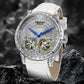 2026 PINDU Design New 46MM Diamond Mechanical Watch Men Top Luxury Double Flying Wheel Watch Sapphire Glass Waterproof Watch MEN Inspirational Watches
