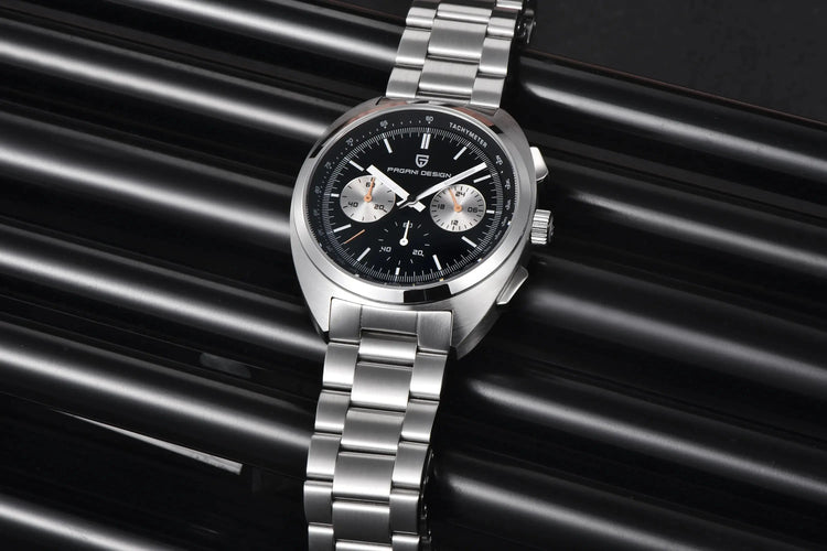 Luxury 40mm Stainless Steel Sports Watch with Chronograph - Inspirational Watches
