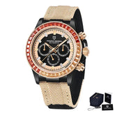 Automatic Mechanical Watch 40MM Rainbow Circle Multifunction Wristwatch Inspirational Watches