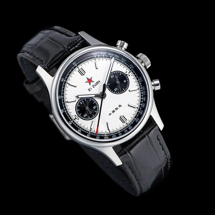 1963 Panda Pilot Chronograph Watch Air Force Sapphire - Inspirational Watches