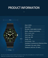 Multifunctional Electronic Waterproof Sports Watch Inspirational Watches