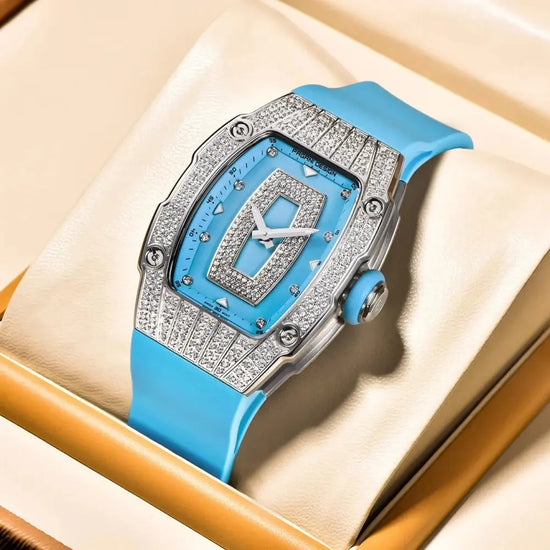 Fashion Women Creative Diamond Inlaid Waterproof Watches - Inspirational Watches
