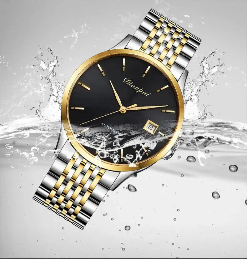 Automatic Mechanical Luxury Thin Edition with Calendar Watch Inspirational Watches