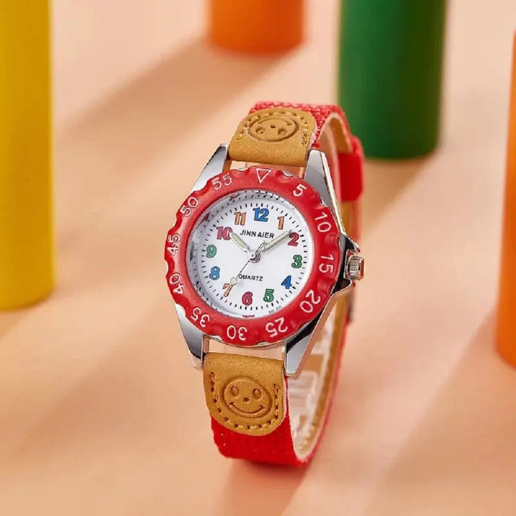 Colorful Number Kids watch Fabric Strap Inspirational Watches