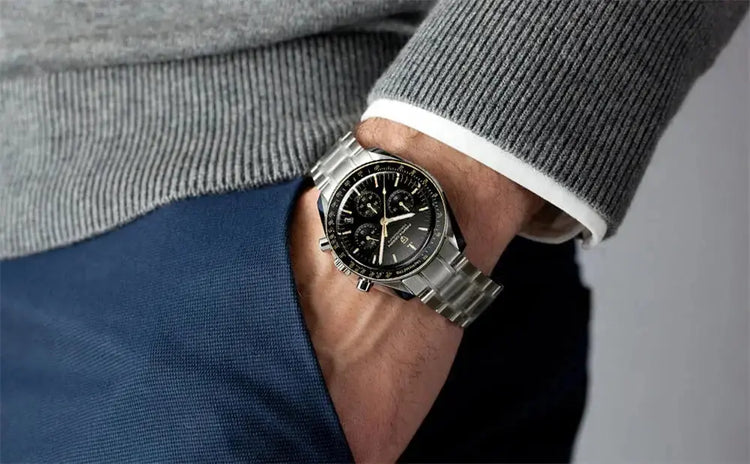 Luxury Business Mens Watches Chronograph AR Sapphire Mirror Waterproof - Inspirational Watches