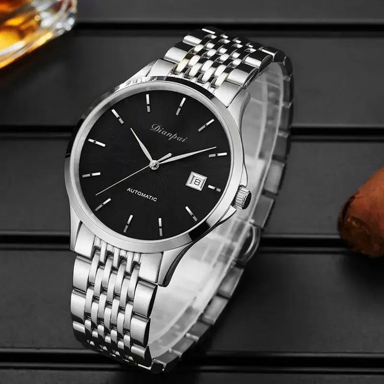 Automatic Mechanical Luxury Thin Edition with Calendar Watch Inspirational Watches