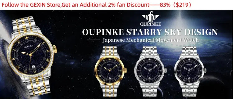 Original Automatic Watch for Men Luxury Japanese Diamond Luminous Inspirational Watches