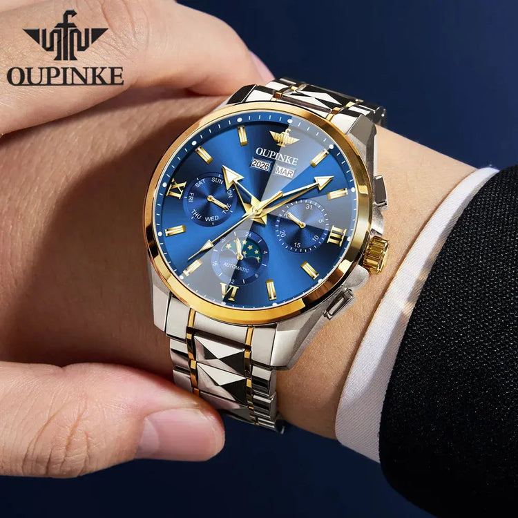 Luxury Business Moon Phase Watch - Inspirational Watches
