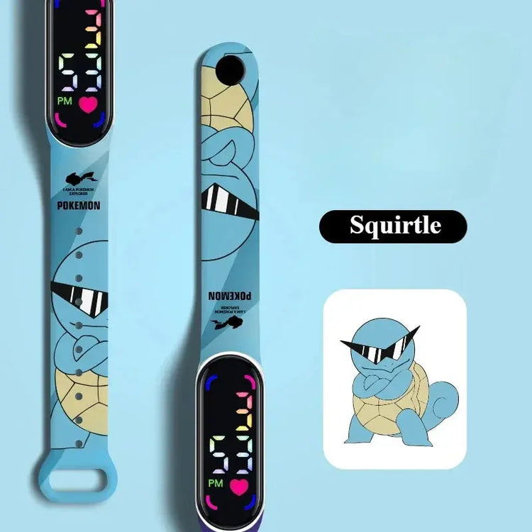 Pokemon LED Digital Waterproof Watch for Kids Inspirational Watches