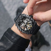 Fully automatic skeleton mechanical watch, fashionable personality, luxury hot men&