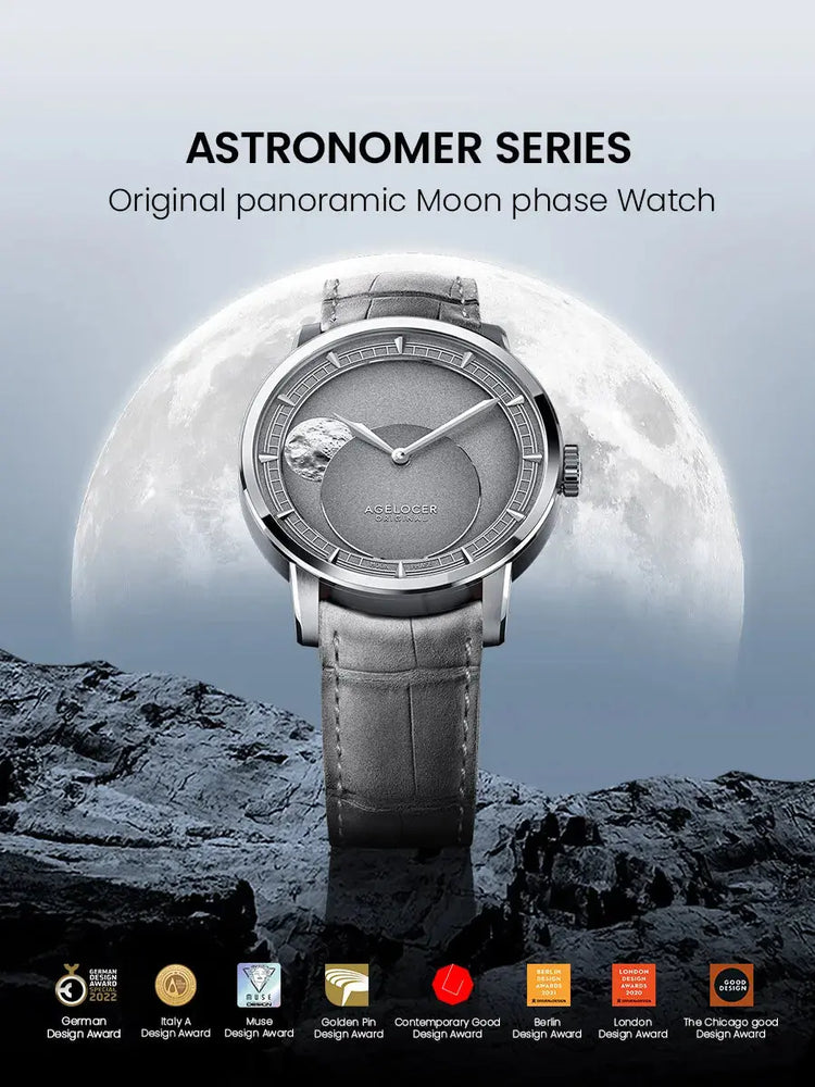 Moon Phase Original Astronomer Mechanical Inspirational Watches