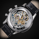 Sugess Watch Mens Moonphase Pilot Chronograph Mechanical Wristwatches Tianjin ST1908 Movement Swanneck Sapphire Crystal Luminous Inspirational Watches