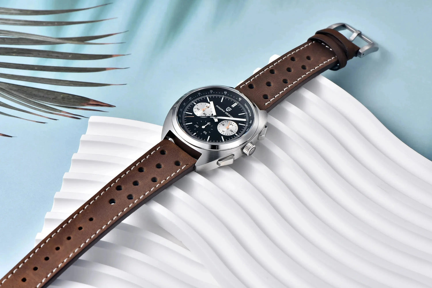 Luxury 40mm Stainless Steel Sports Watch with Chronograph - Inspirational Watches