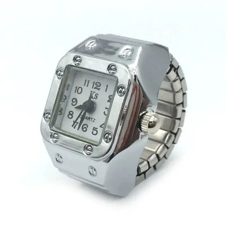 Fashion Rings Finger Watches for Women Men 2025 Fashion Party Quartz Watches Unisex Couple Rings Jewelry Gifts Inspirational Watches