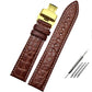 Premium Crocodile-Pattern Leather Watch Strap
