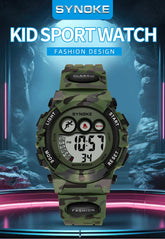50M Waterproof Luminous LED Digital for Kids Watch Inspirational Watches