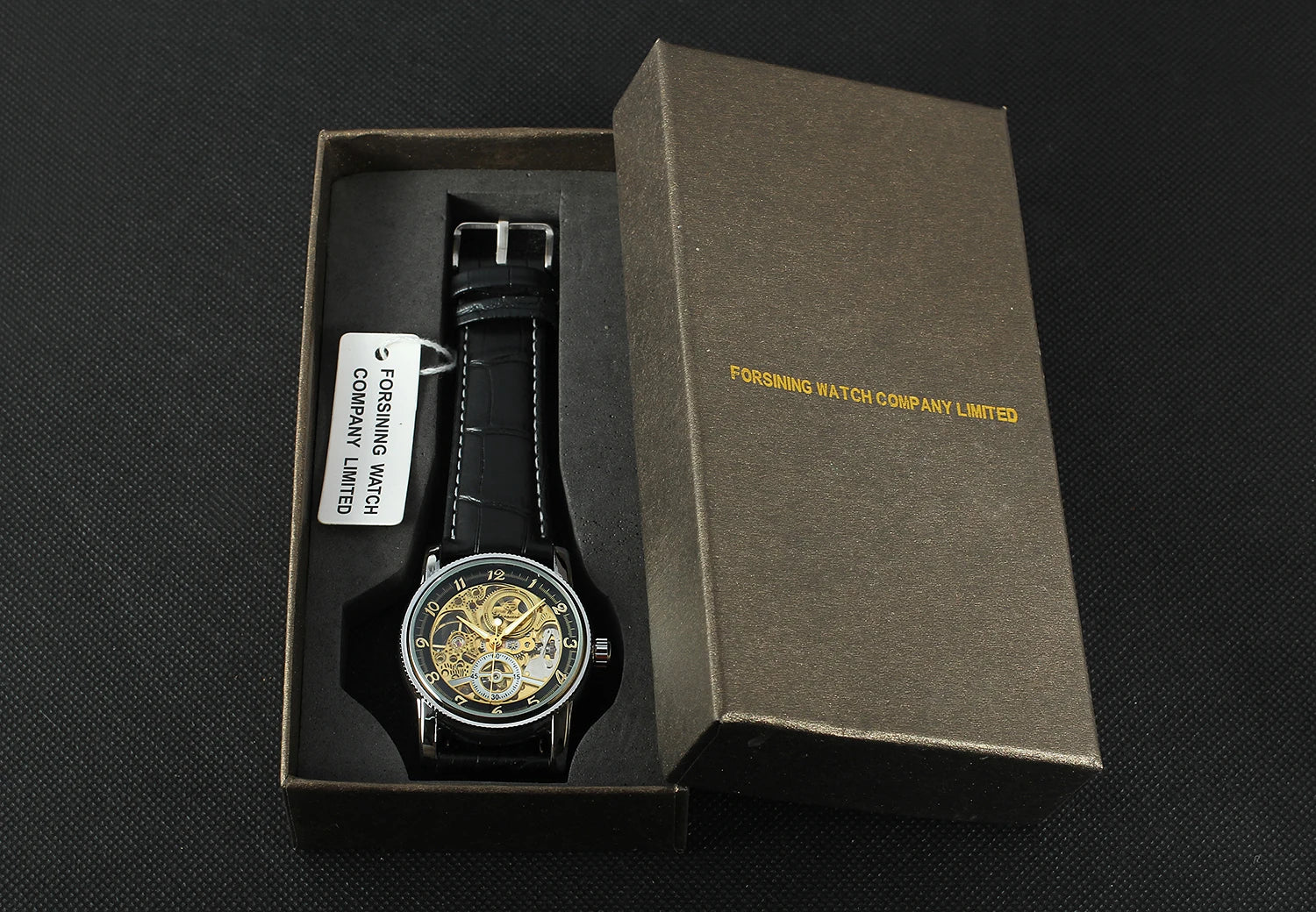 2026 Designer Luxury FORSINING Classic Mechanical Skeleton Man Watches Automatic Movement  Clock Waterproof Leather Wristwatch Inspirational Watches