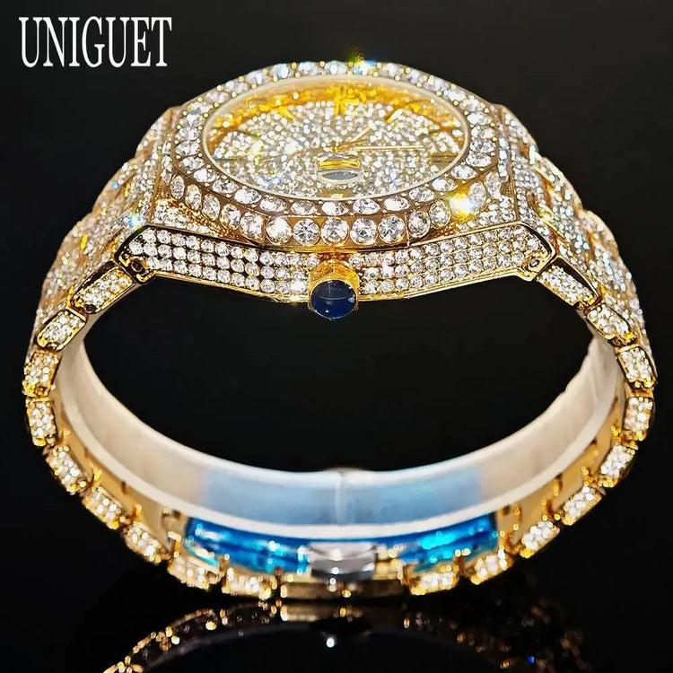 Luxury Iced Out Waterproof Watch - Inspirational Watches