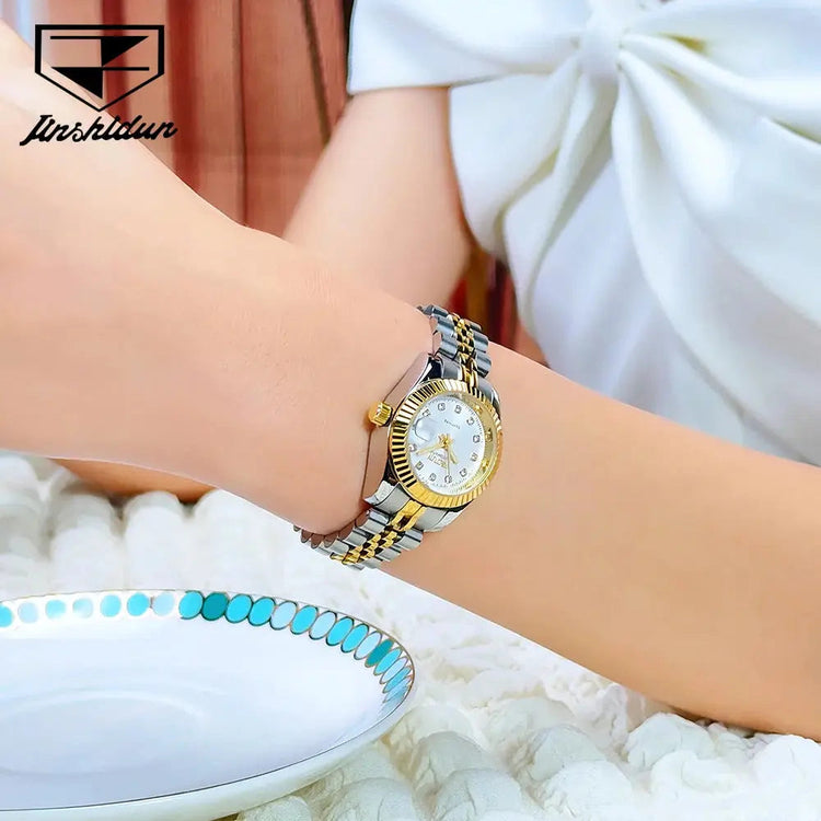 Automatic Mechanical Luxury Fashion Stainless Steel Women&