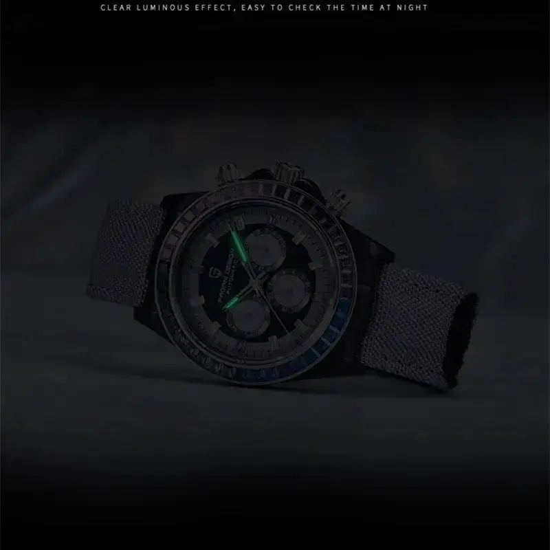 Automatic Mechanical Watch 40MM Rainbow Circle Multifunction Wristwatch Inspirational Watches