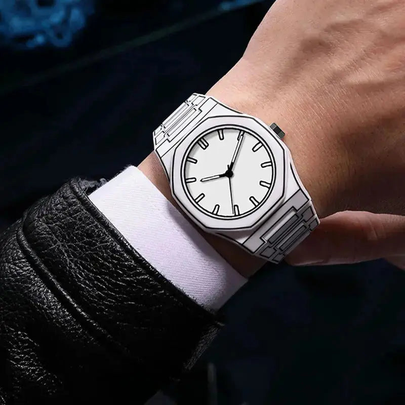 Modern Minimalist Sketching Creative Leisure Watch Creative 3D Sketch Design - Inspirational Watches