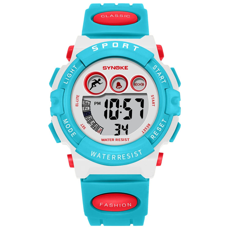 50M Waterproof Luminous LED Digital for Kids Watch Inspirational Watches