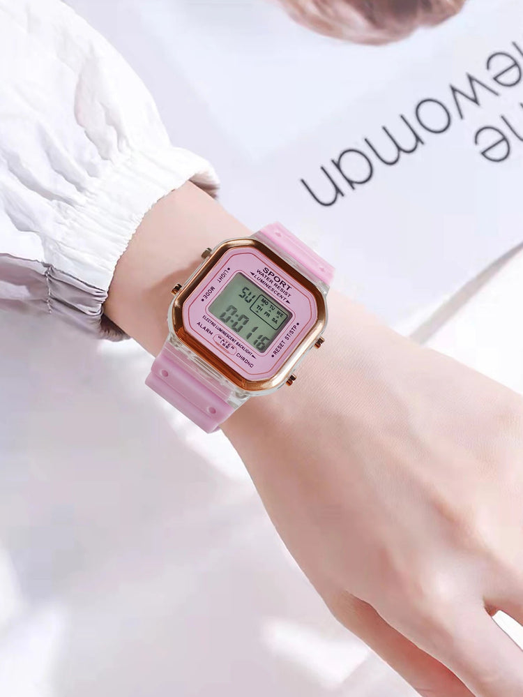 Multifunctional LED Digital Kids Sports Watch Inspirational Watches