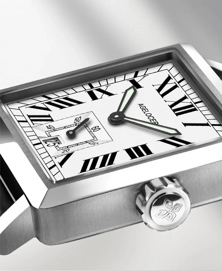 Square Business Formal Automatic Mechanical Inspirational Watches