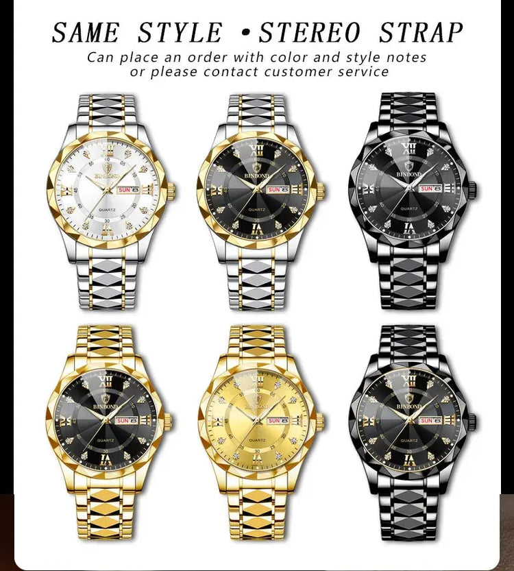 Business Waterproof Luminous watch Inspirational Watches