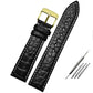 Premium Crocodile-Pattern Leather Watch Strap