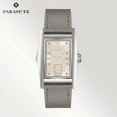 FARASUTE Creative Manual Square Customized Mechanical Movement Watch Men Luxury Sapphire Glass Small Second Wristwatches reloj Inspirational Watches