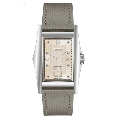 FARASUTE Creative Manual Square Customized Mechanical Movement Watch Men Luxury Sapphire Glass Small Second Wristwatches reloj Inspirational Watches