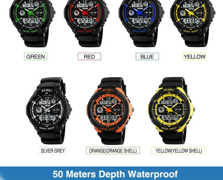 Shockproof Waterproof Electronic Watch Inspirational Watches