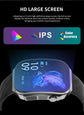 LIGE New 2.2-inch 3D Curved Screen Smart Watch With LED Light Thermometer Health Monitor Smartwatch BT Call Sports Fitness Watch Inspirational Watches