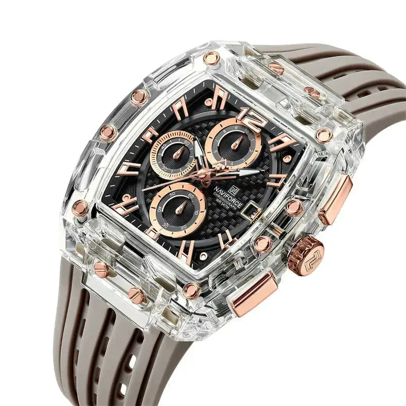 Transparent Tonneau Chronograph Watch Inspirational Watches