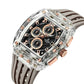 Transparent Tonneau Chronograph Watch Inspirational Watches