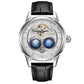 Dual Earth Rotating Waterproof Pilots 1963 Flywheel Wristwatches Inspirational Watches