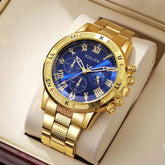 Luxury Large Dial Men Business Fashion Quartz Wristwatches - Inspirational Watches