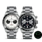 Panda Retro Sport Chronograph Luxury Quartz Watch For Men Sapphire mirror 10Bar Waterproof - Inspirational Watches