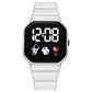 Waterproof LED Digital Kids Sport Watch Silicone Strap Inspirational Watches
