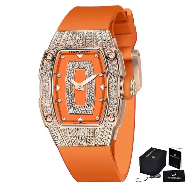 Fashion Women Creative Diamond Inlaid Waterproof Watches - Inspirational Watches