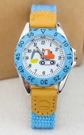 Colorful Number Kids watch Fabric Strap Inspirational Watches