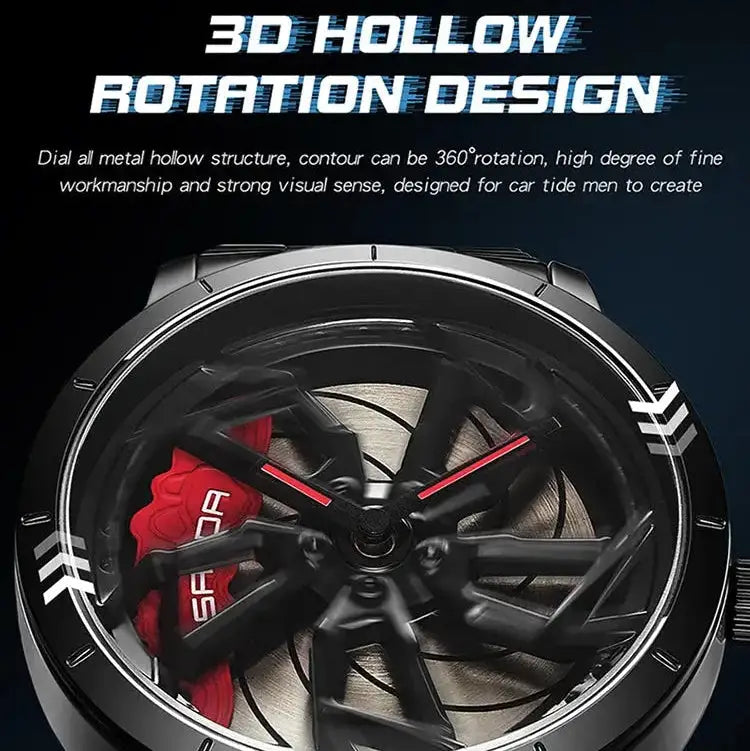 Rotating Wheel Dial Watch Inspirational Watches